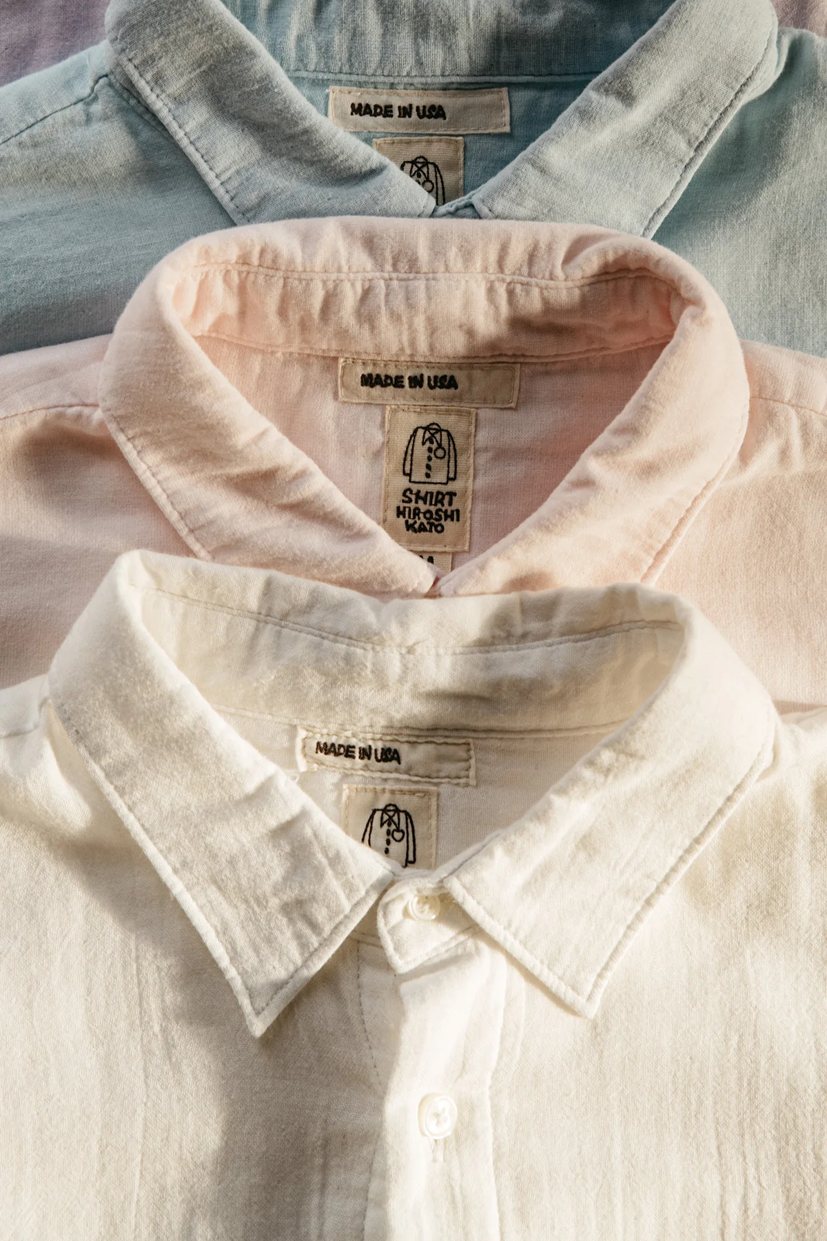 The Ripper Double Gauze Organic Cotton Shirt - White - Image 3