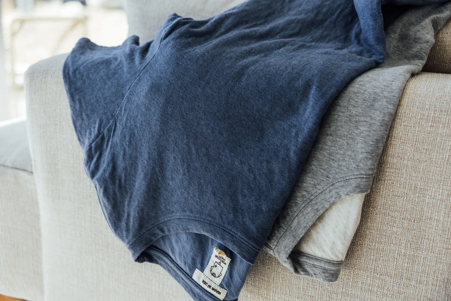 The Stamp Double Knit - Light Blue - Image 3