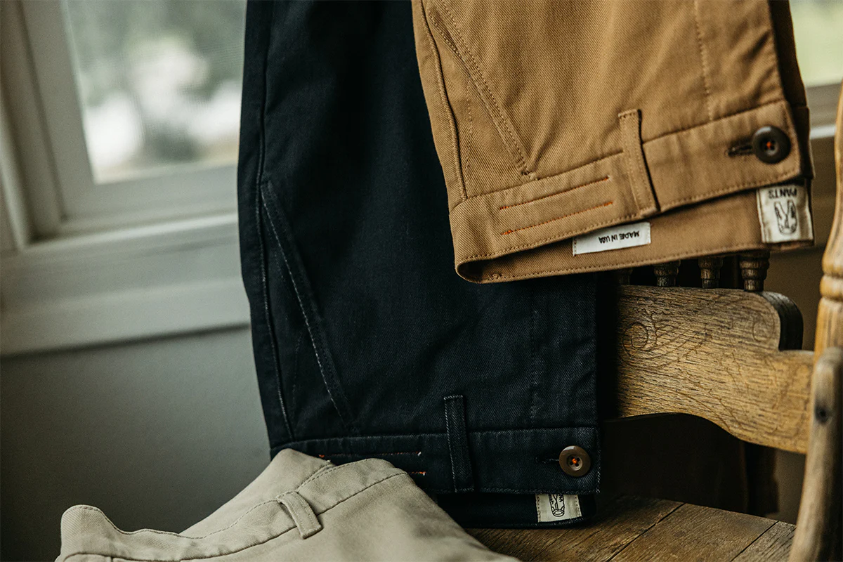 The Axe Slim Denit® Chino - Black - Image 3