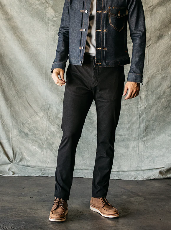 The Axe Slim Denit® Chino - Black - Image 5
