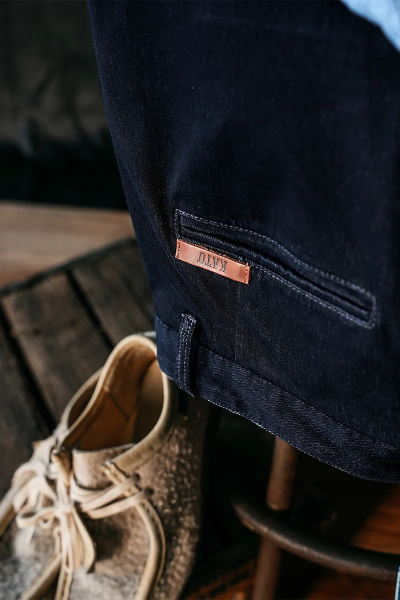 The Axe Slim Denit® Chino - Navy - Image 6