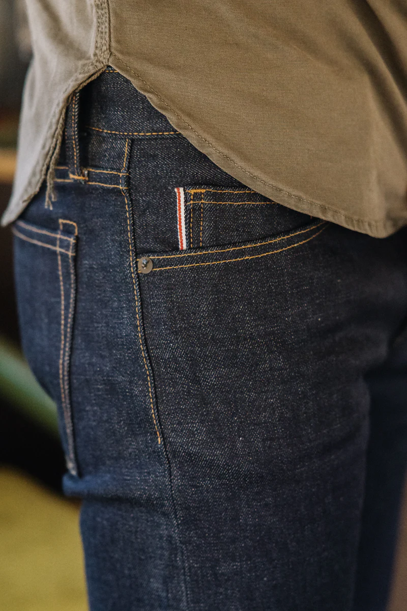The Pen Slim - Indigo Raw 17.5oz Mammoth Selvedge - Image 7