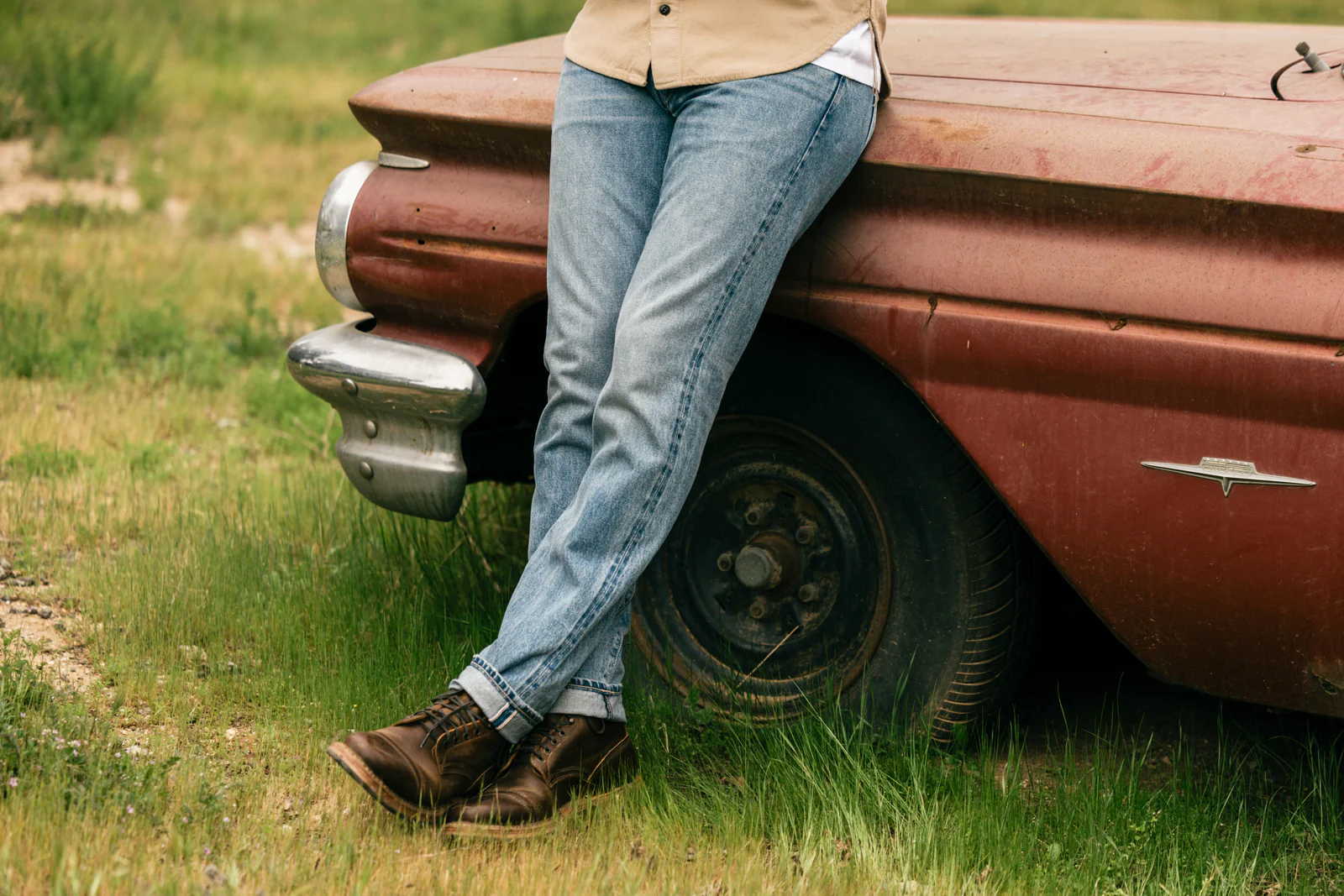 The Pen Slim Natural Slub Indigo - Lou 12.5oz Selvedge - Image 3