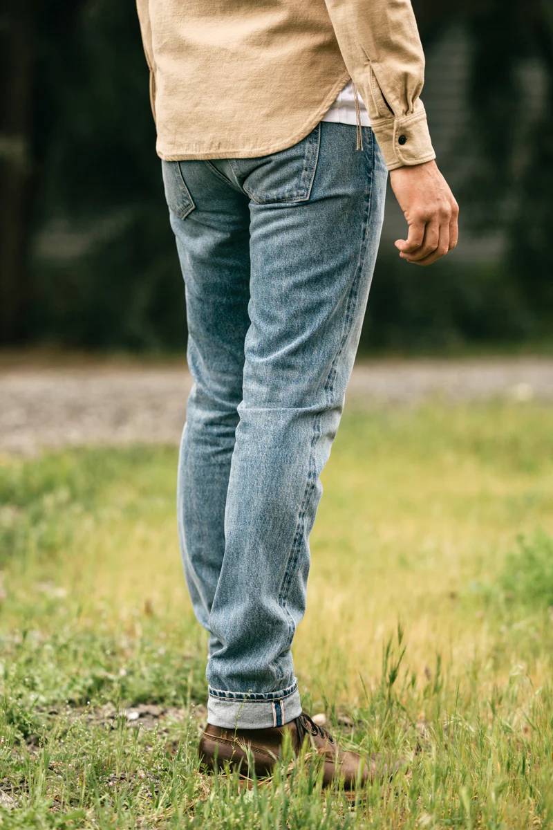 The Pen Slim Natural Slub Indigo - Lou 12.5oz Selvedge - Image 5