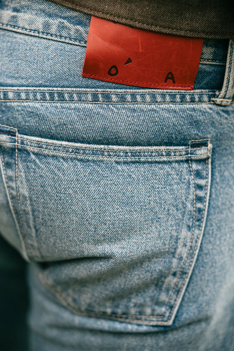 The Pen Slim Natural Slub Indigo - Lou 12.5oz Selvedge - Image 7