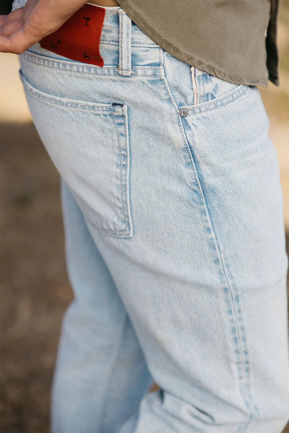 The Hammer Straight Natural Slub Indigo - Huey 12.5oz Selvedge - Image 5