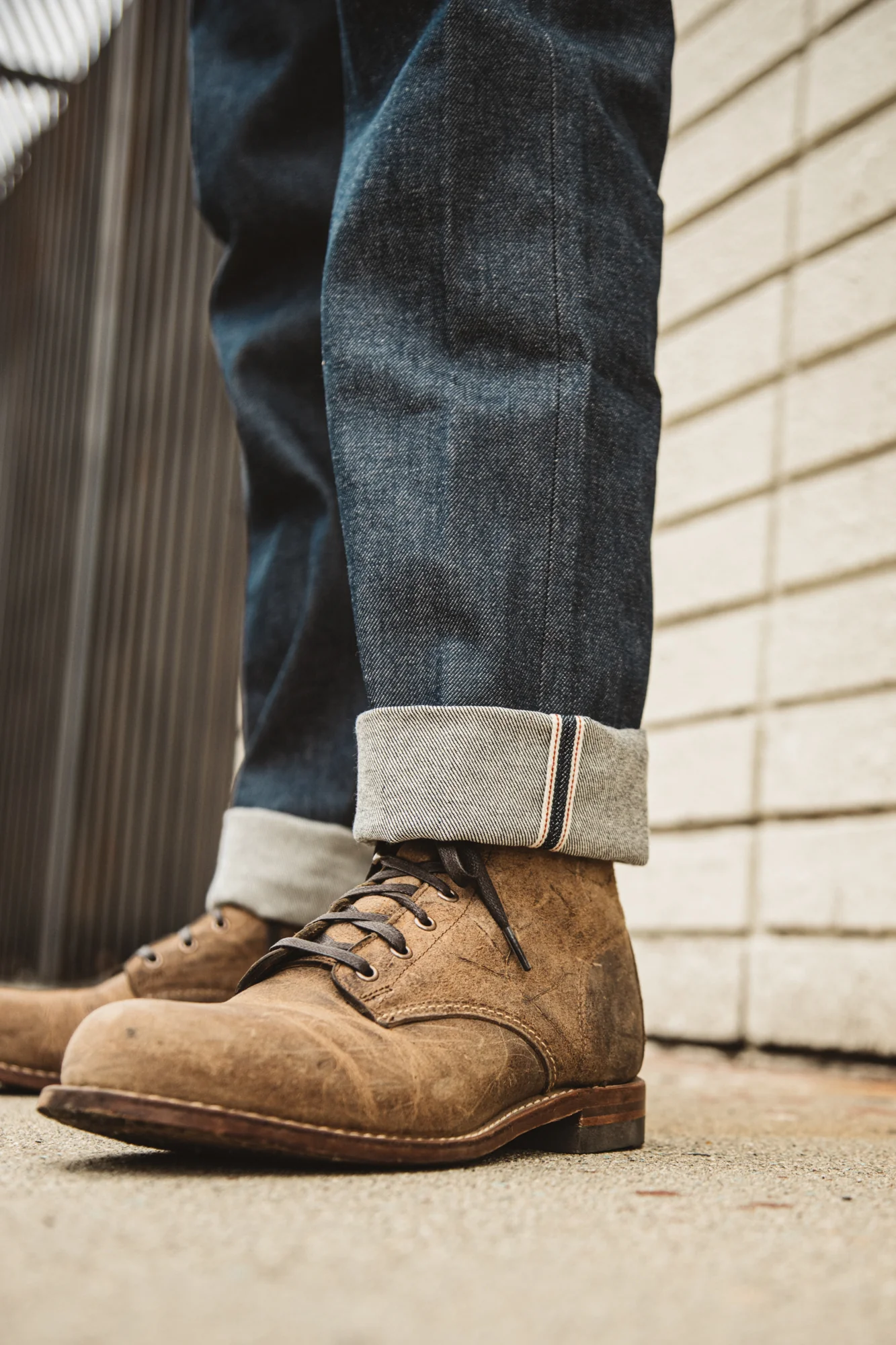 The Hammer Straight Natural Slub Indigo - Raw 12.5oz Selvedge - Image 5