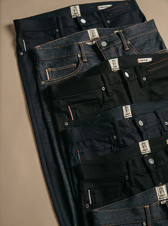 The Scissors Slim tapered - Indigo Black Raw 10.5oz Selvedge - Image 4