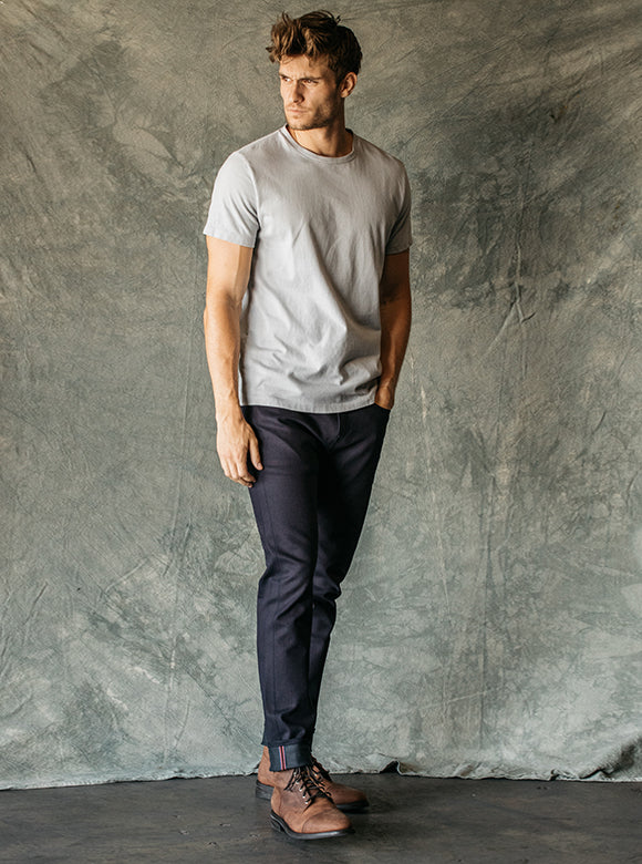 The Scissors Slim tapered - Indigo Black Raw 10.5oz Selvedge - Image 5