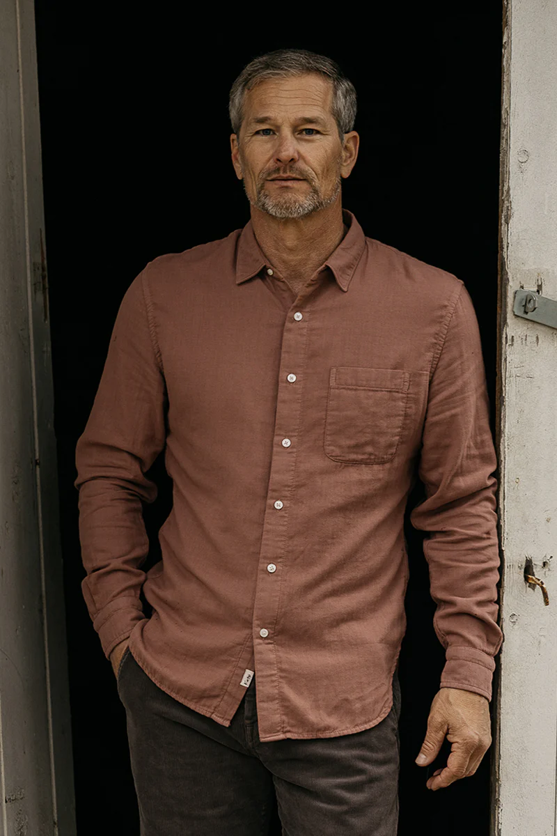 The Ripper Double Gauze Organic Cotton Shirt - Cinnamon