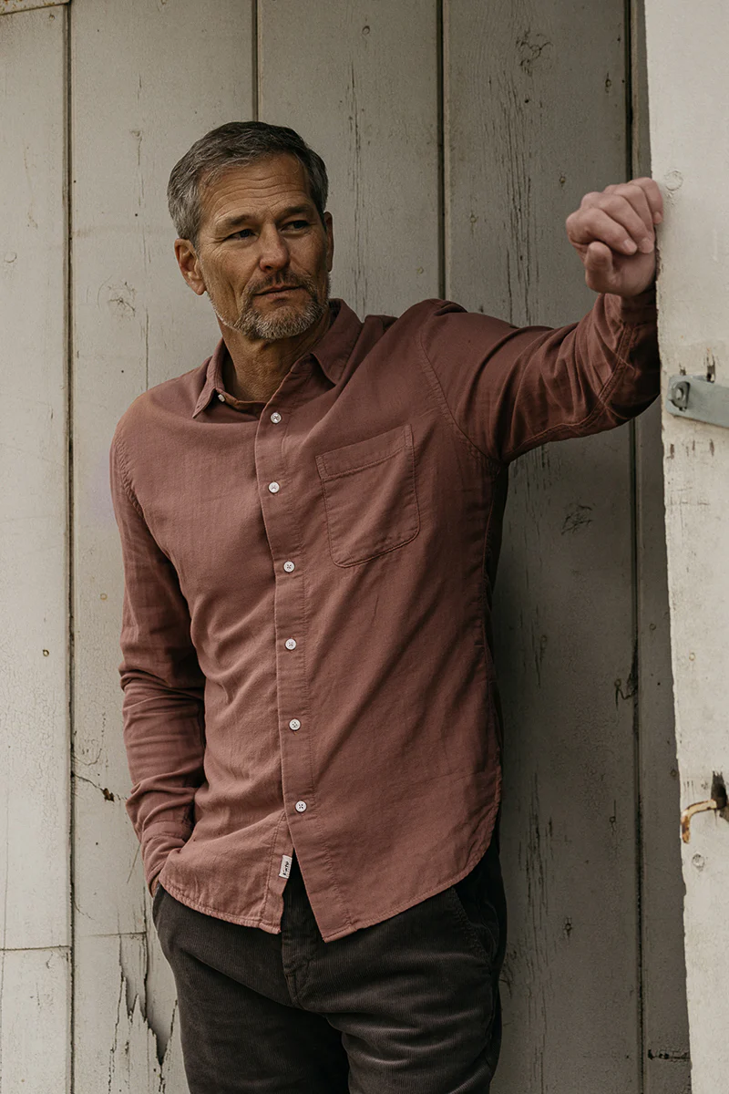 The Ripper Double Gauze Organic Cotton Shirt - Cinnamon - Image 2