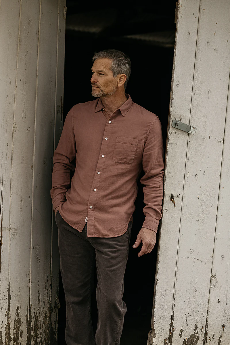 The Ripper Double Gauze Organic Cotton Shirt - Cinnamon - Image 5