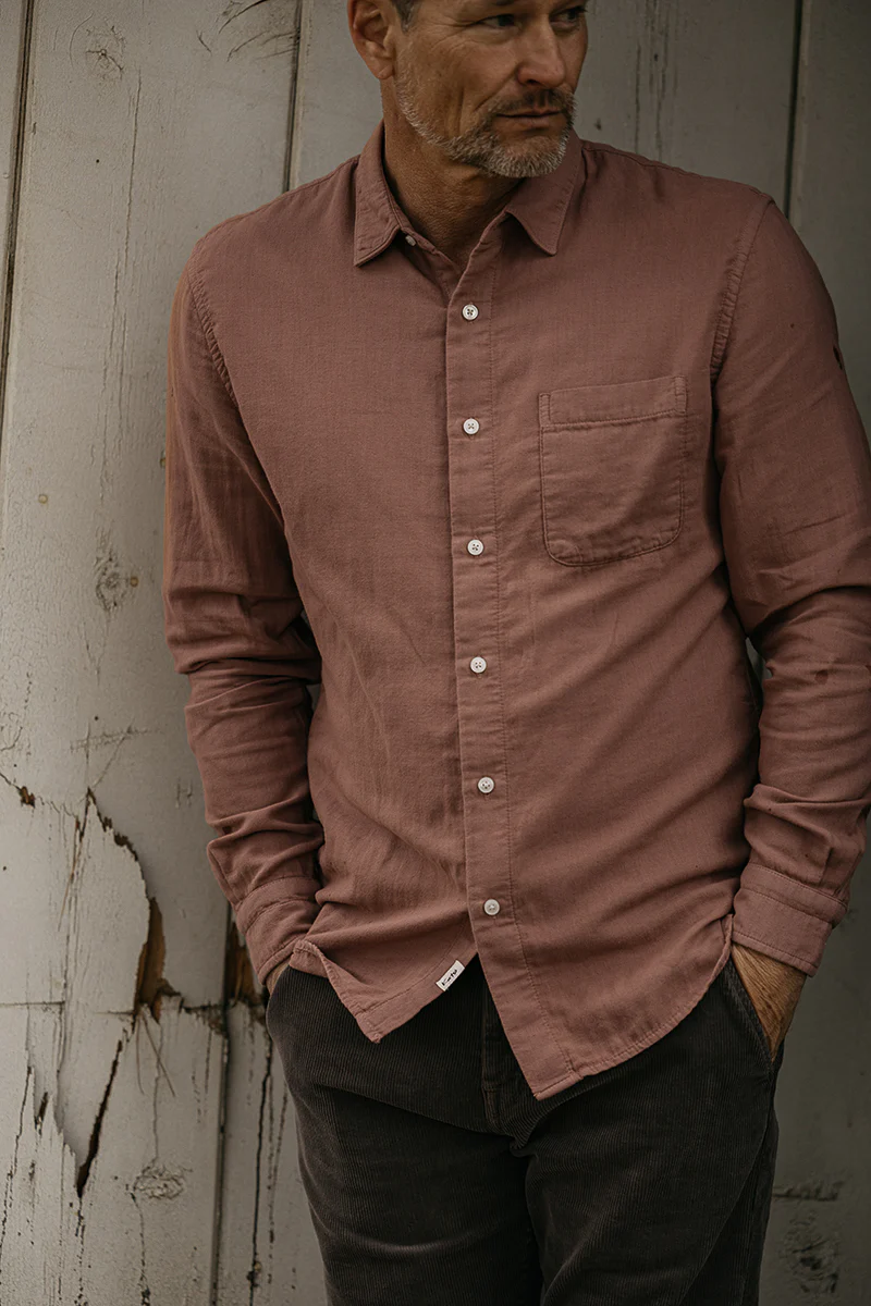 The Ripper Double Gauze Organic Cotton Shirt - Cinnamon - Image 6