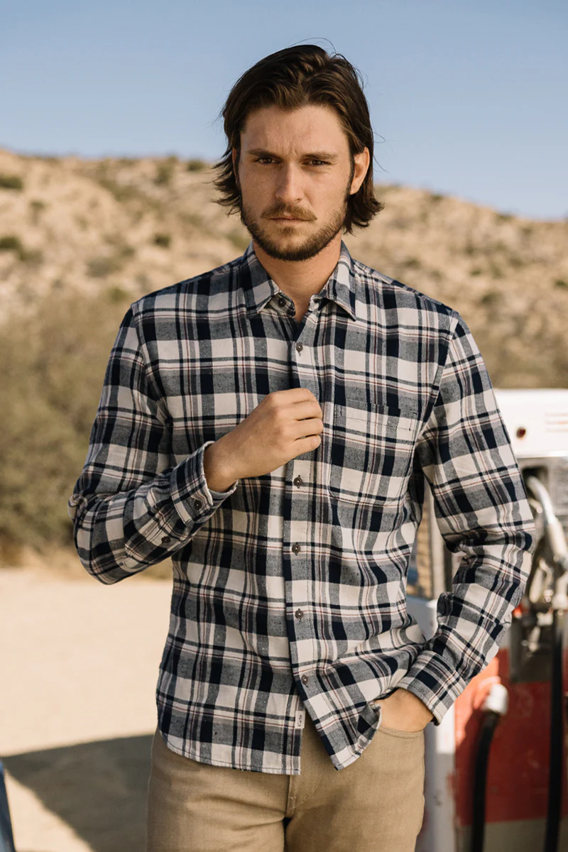 The Ripper Vintage Nep Flannel Plaid - Chalkline