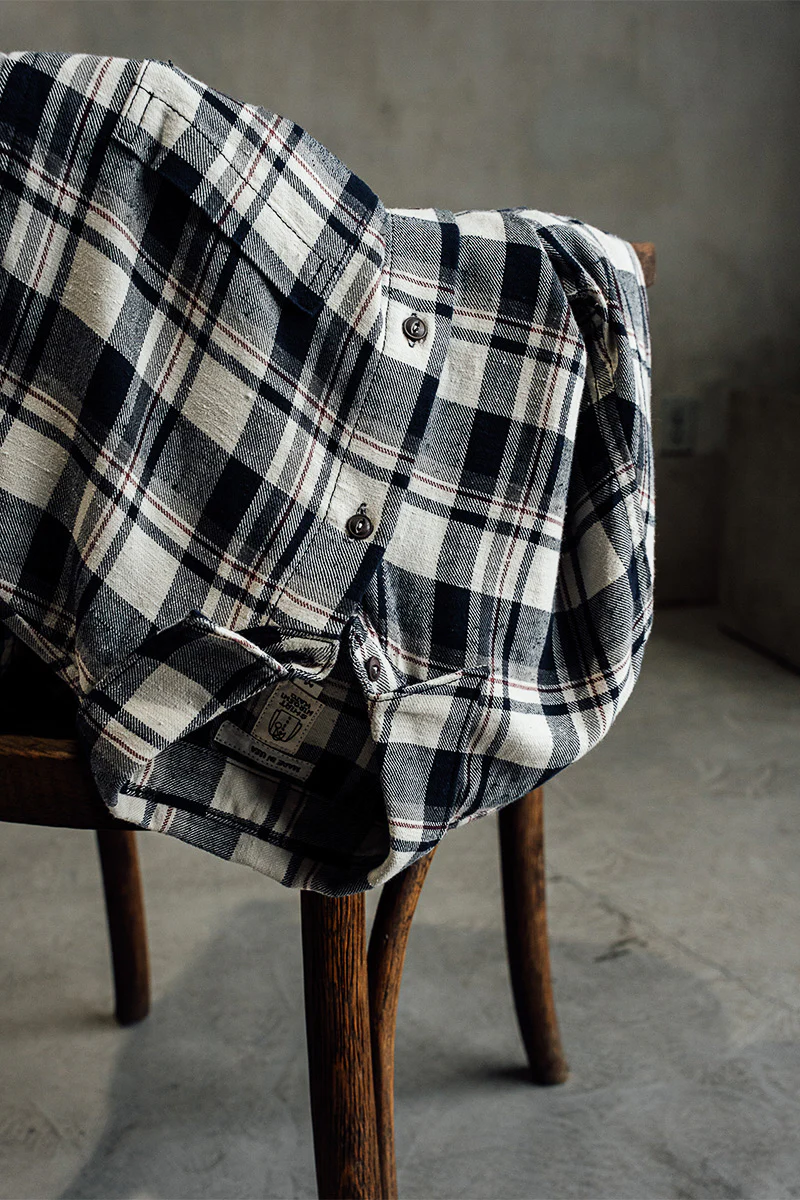 The Ripper Vintage Nep Flannel Plaid - Chalkline - Image 4