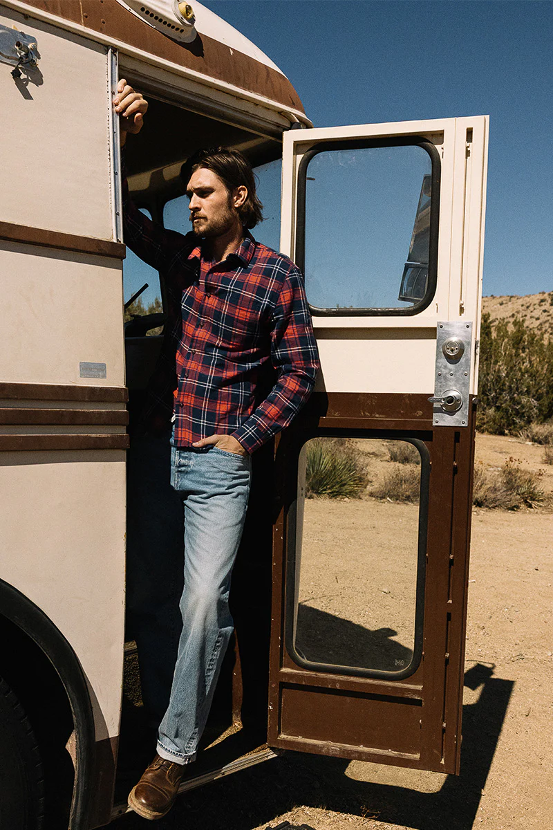 The Ripper Vintage Nep Flannel Plaid - Diner Red - Image 2