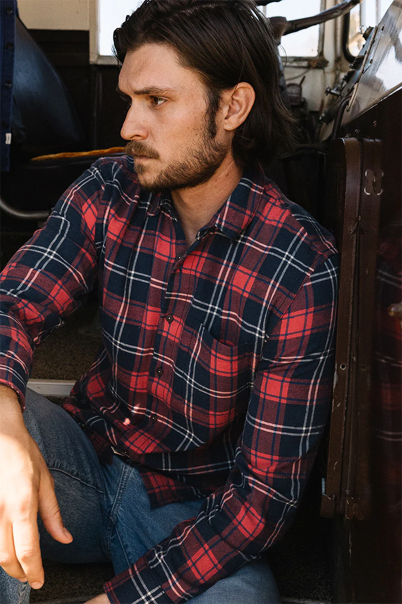 The Ripper Vintage Nep Flannel Plaid - Diner Red - Image 7