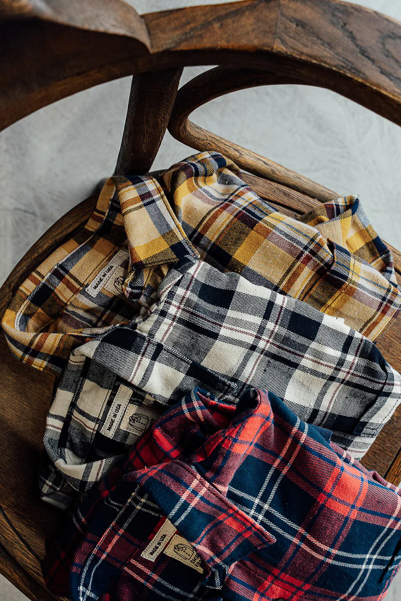 The Ripper Vintage Nep Flannel Plaid - Sun Gold - Image 5