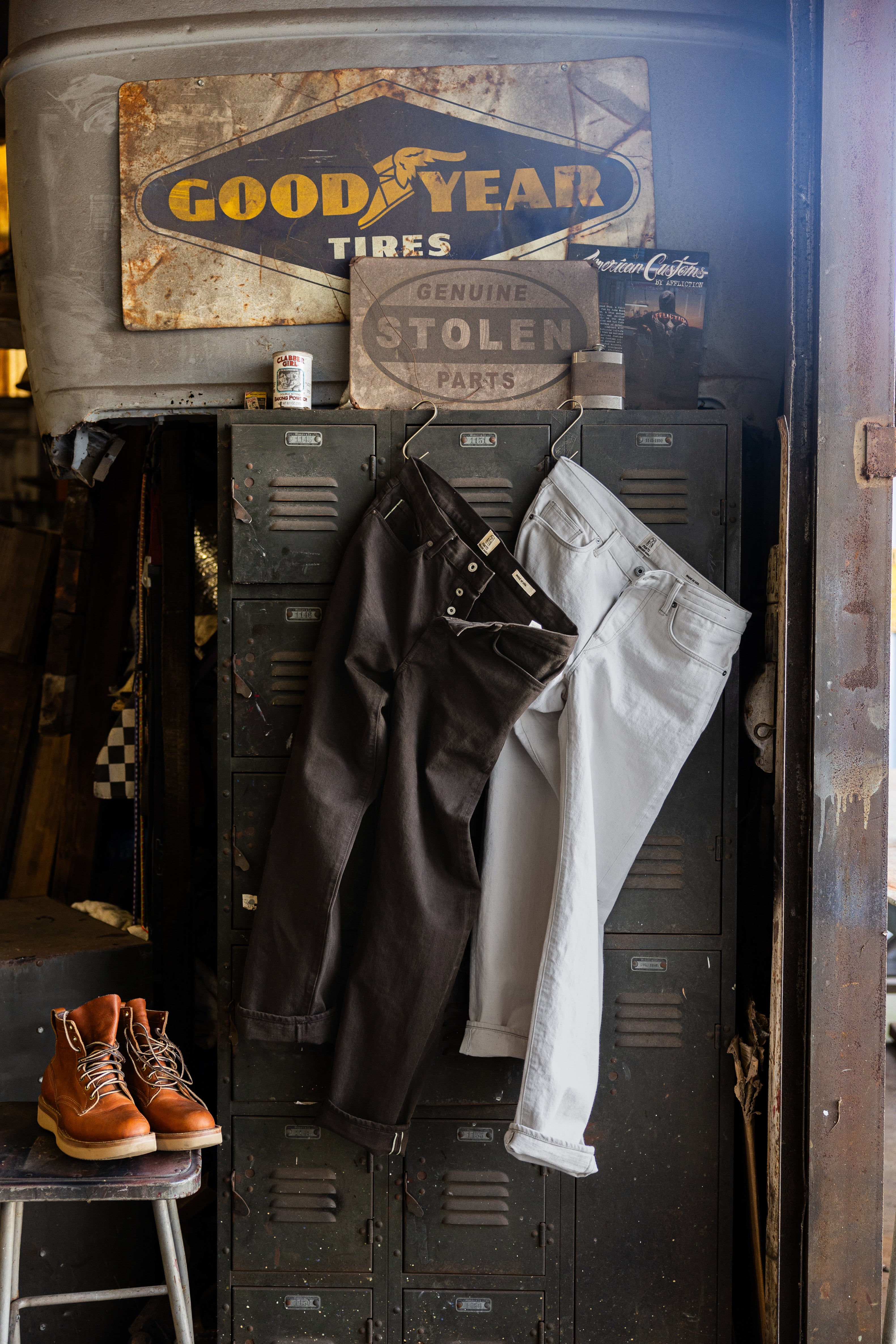 The Barrel Classic Straight Natural Slub - Carob 14oz Selvedge - Image 6