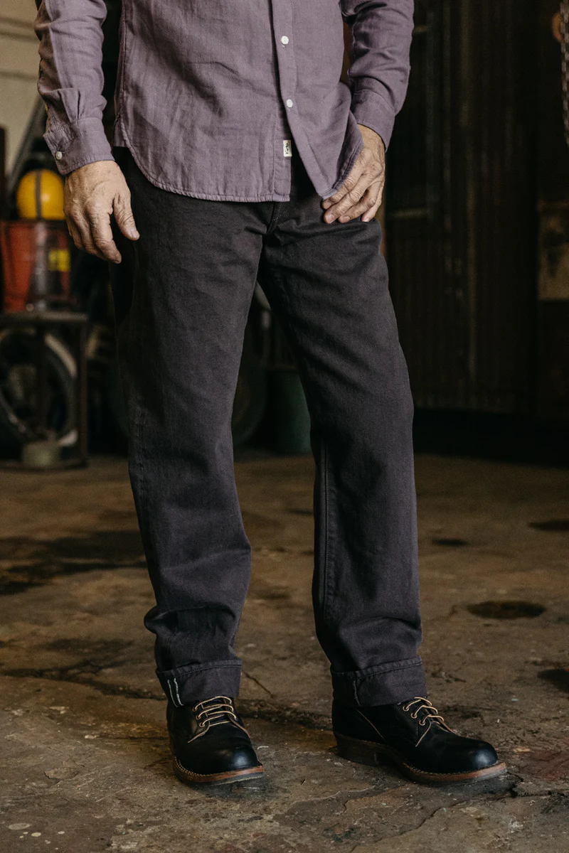 The Barrel Classic Straight Natural Slub - Carob 14oz Selvedge - Image 7