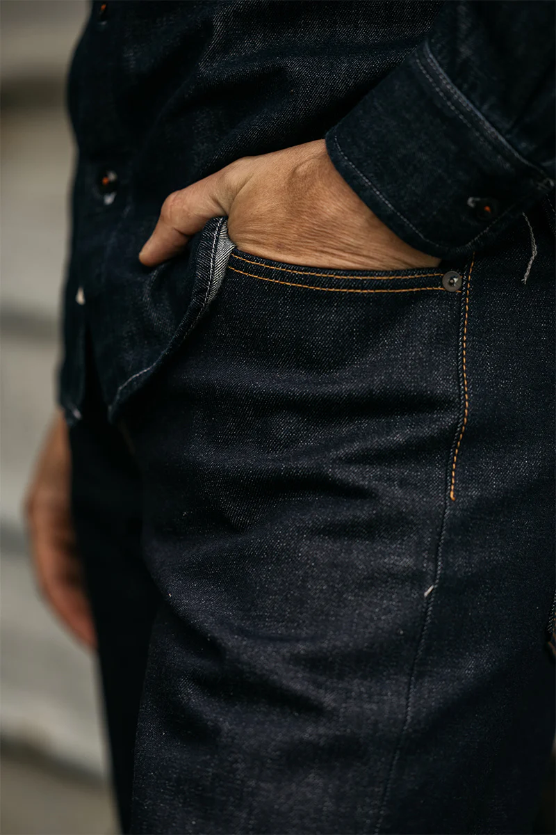 The Barrel Classic Straight - indigo Raw 17.5oz Mammoth Selvedge - Image 4