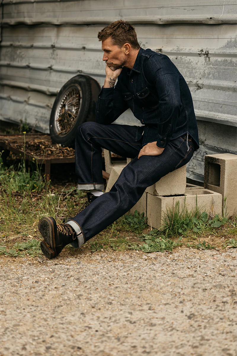 The Barrel Classic Straight - indigo Raw 17.5oz Mammoth Selvedge - Image 6
