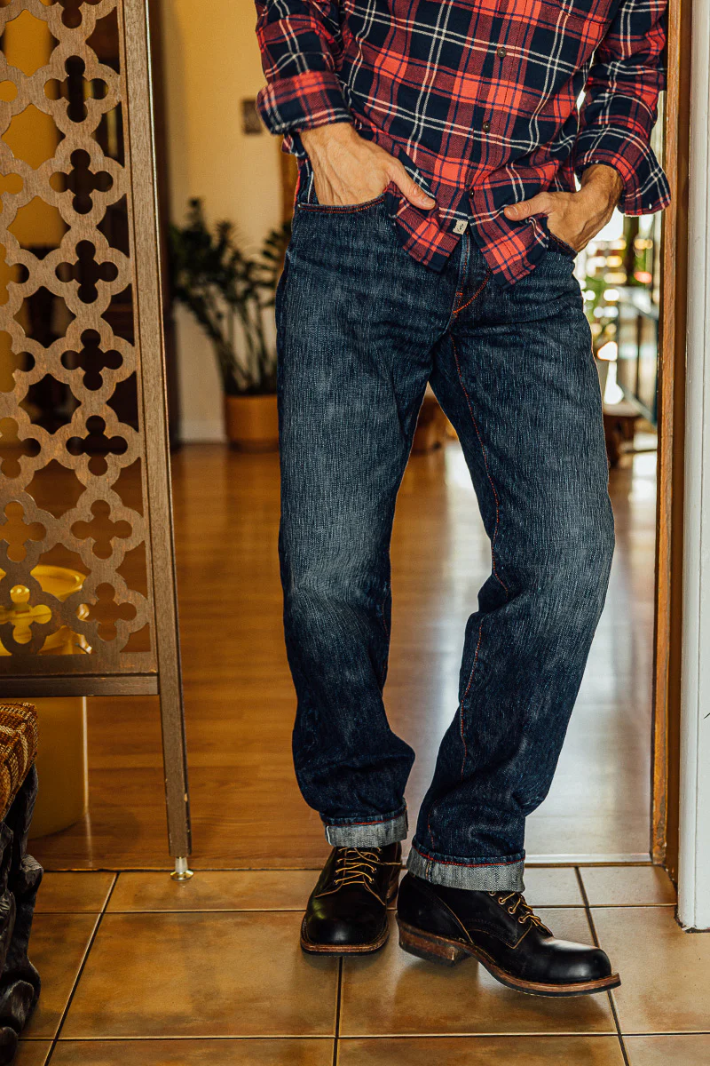 The Barrel Classic Straight Monster Slub Indigo - Tina 17oz Selvedge - Image 7