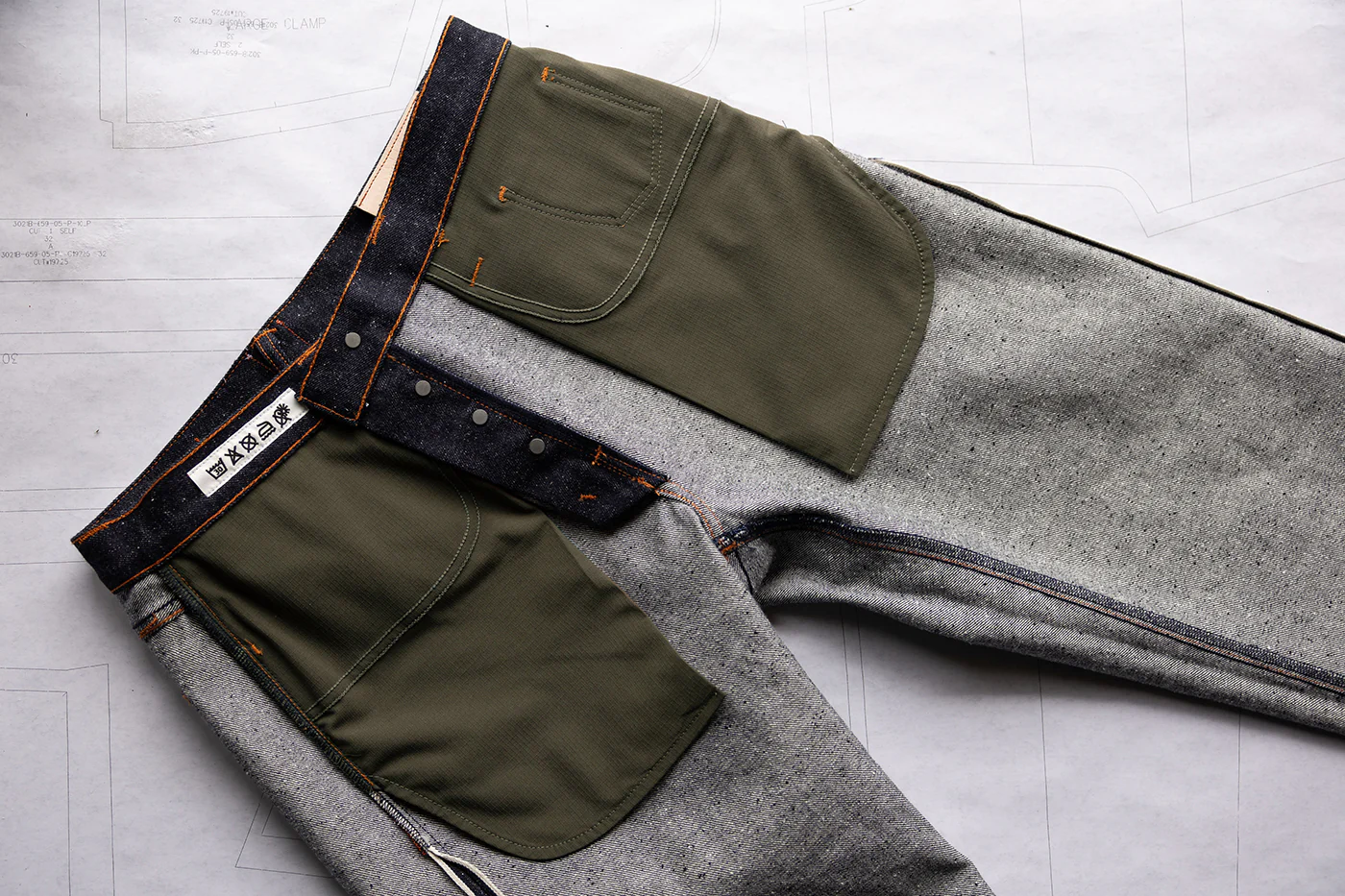 [The Studio] The Barrel Classic Straight Old Nep - Indigo Raw 13.5oz Selvedge - Image 3