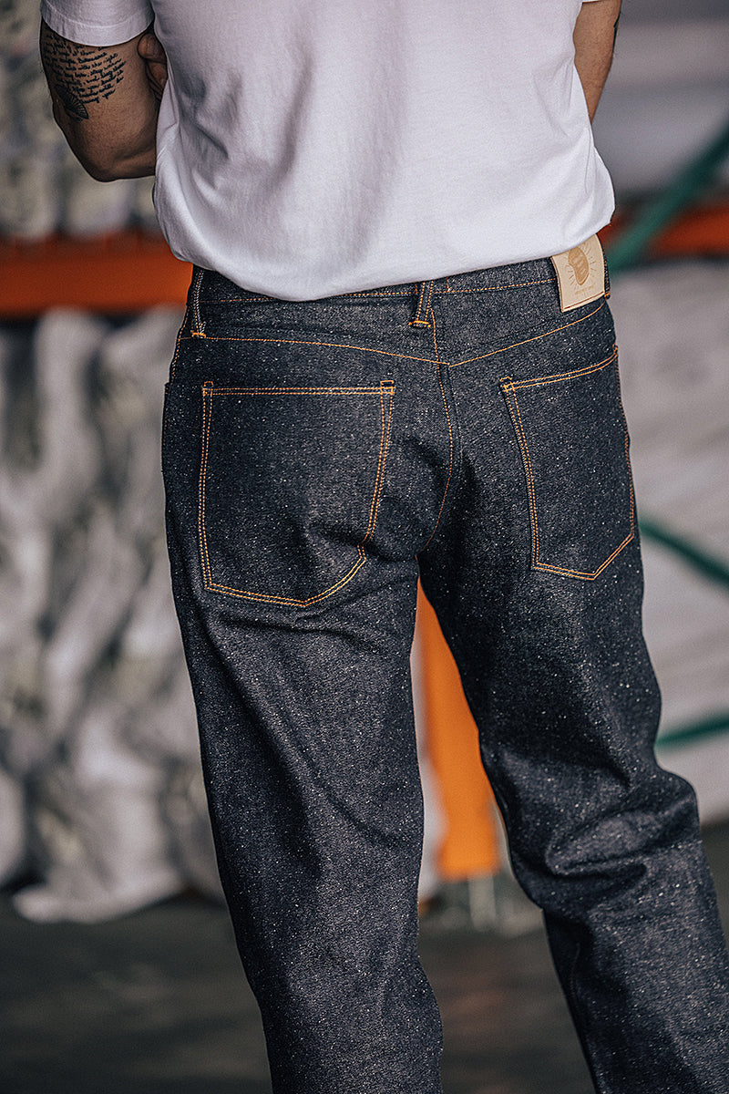 [The Studio] The Barrel Classic Straight Old Nep - Indigo Raw 13.5oz Selvedge - Image 4