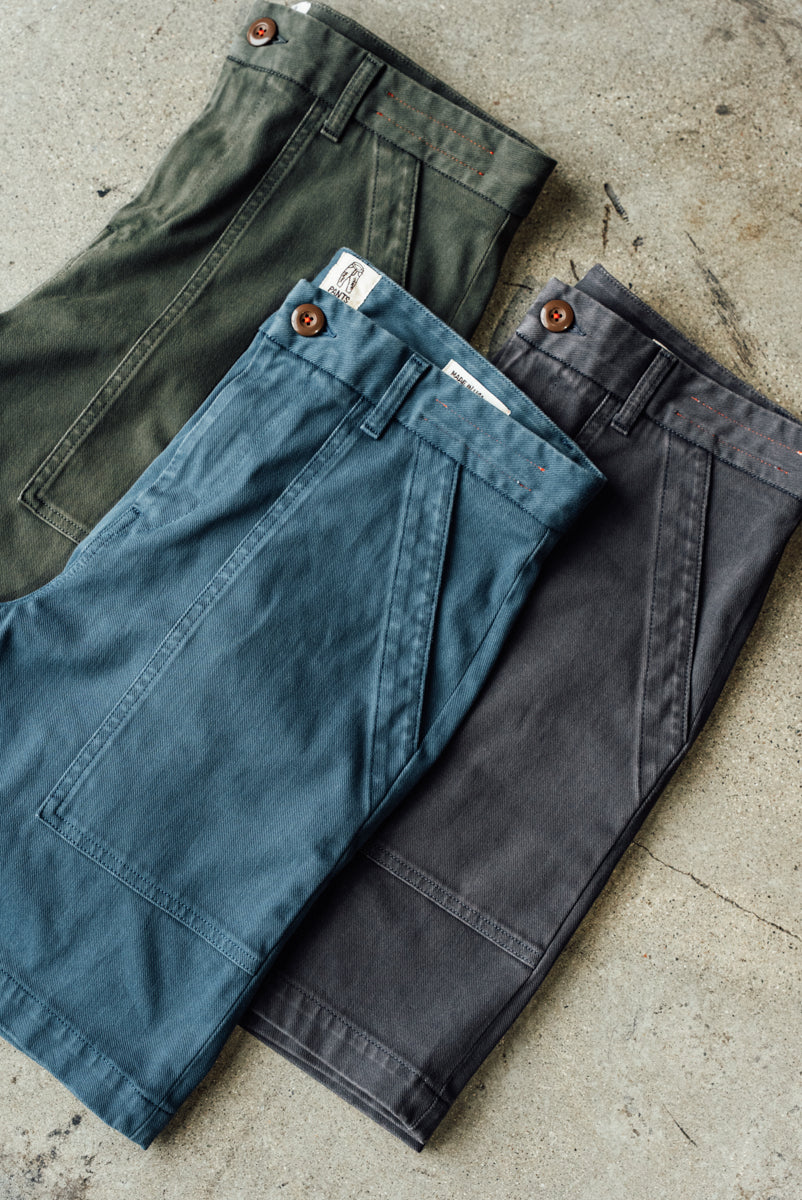 The Scout 8" Denit® Fatigue Shorts - Dusty Blue - Image 6