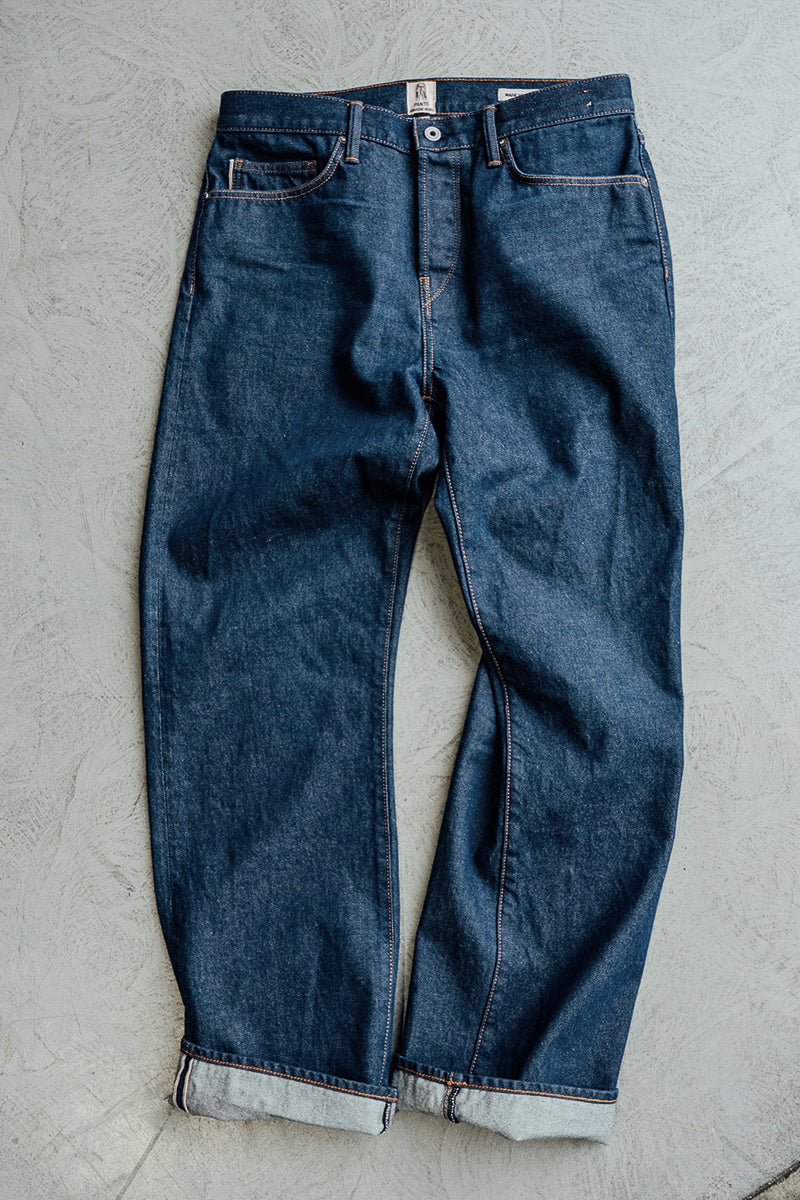 The Pail Loose Straight - Natural Slub Indigo - Brian 12.5oz Selvedge - Image 4
