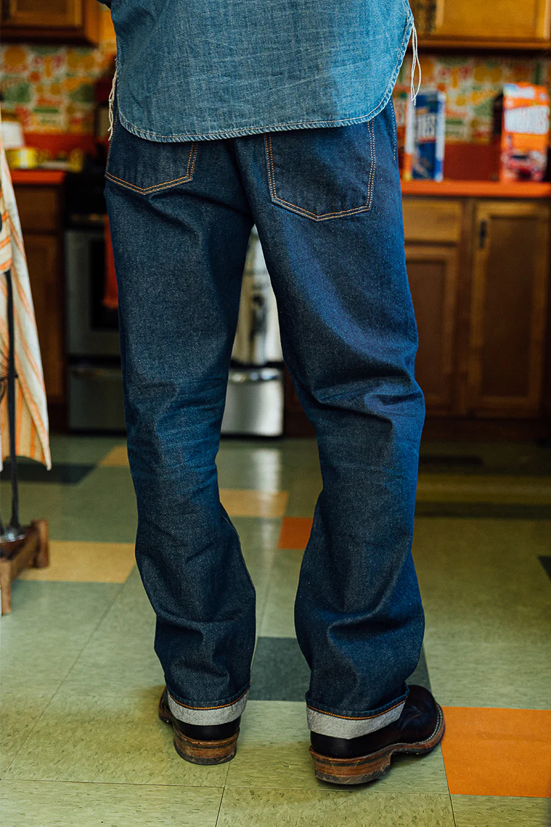 The Pail Loose Straight - Natural Slub Indigo - Brian 12.5oz Selvedge - Image 5