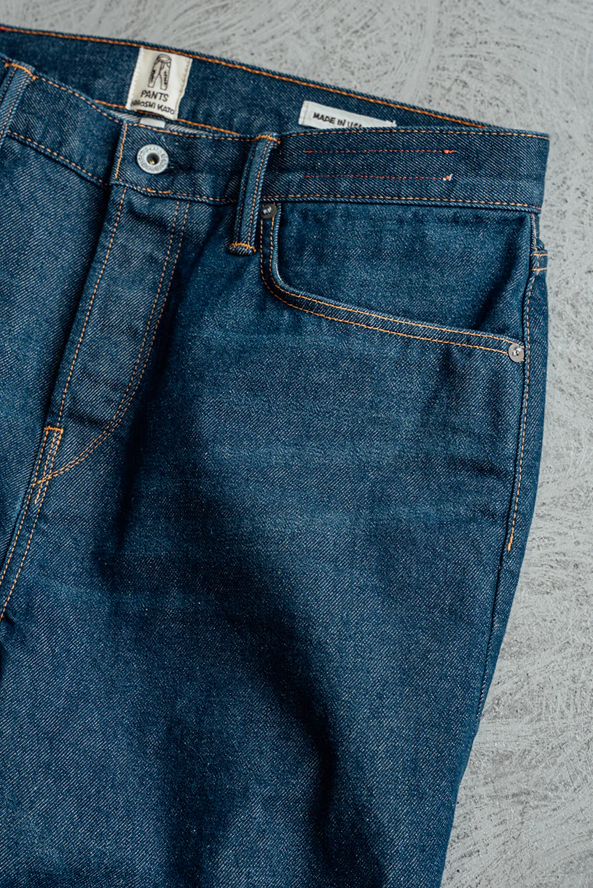 The Pail Loose Straight - Natural Slub Indigo - Brian 12.5oz Selvedge - Image 6