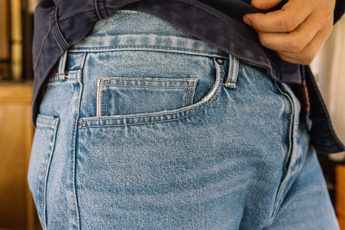 The Pail Loose Straight - Natural Slub Indigo - Lou 12.5oz Selvedge - Image 2