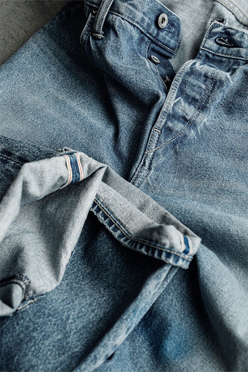 The Pail Loose Straight - Natural Slub Indigo - Lou 12.5oz Selvedge - Image 4
