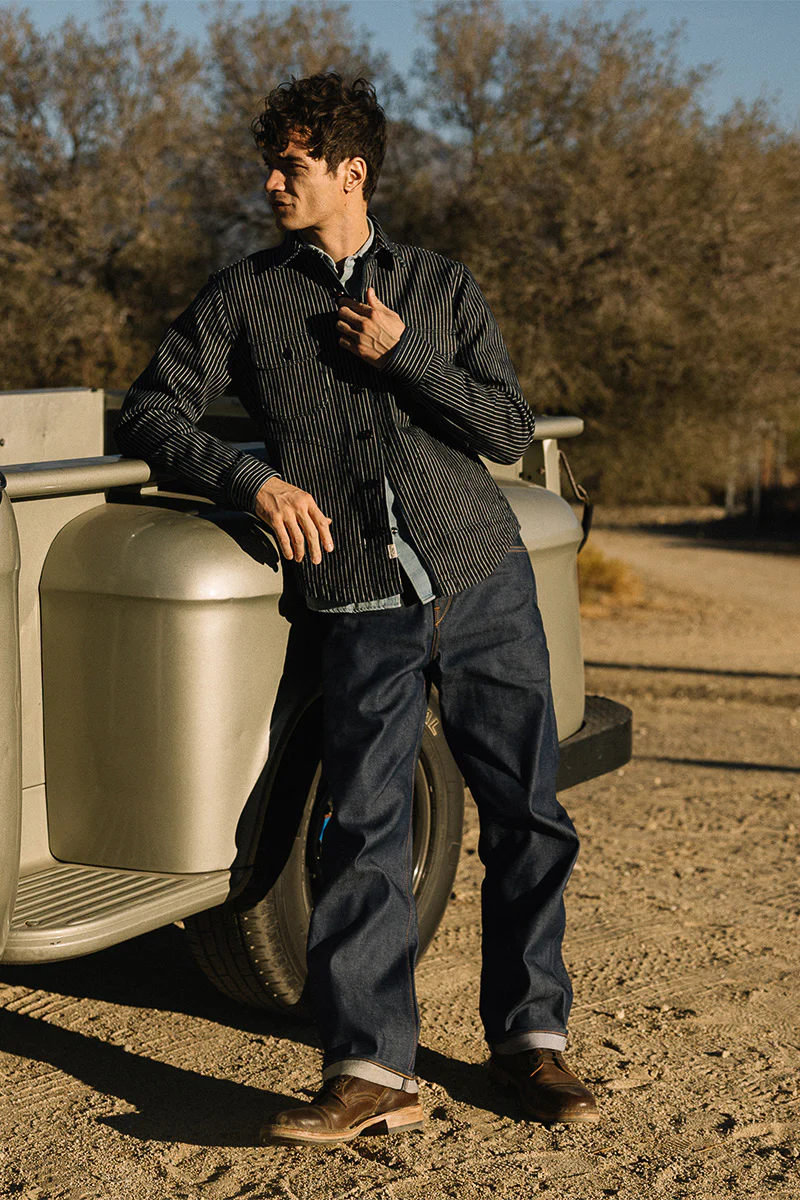 The Pail Loose Straight - Natural Slub Indigo - Raw 12.5oz Selvedge - Image 6