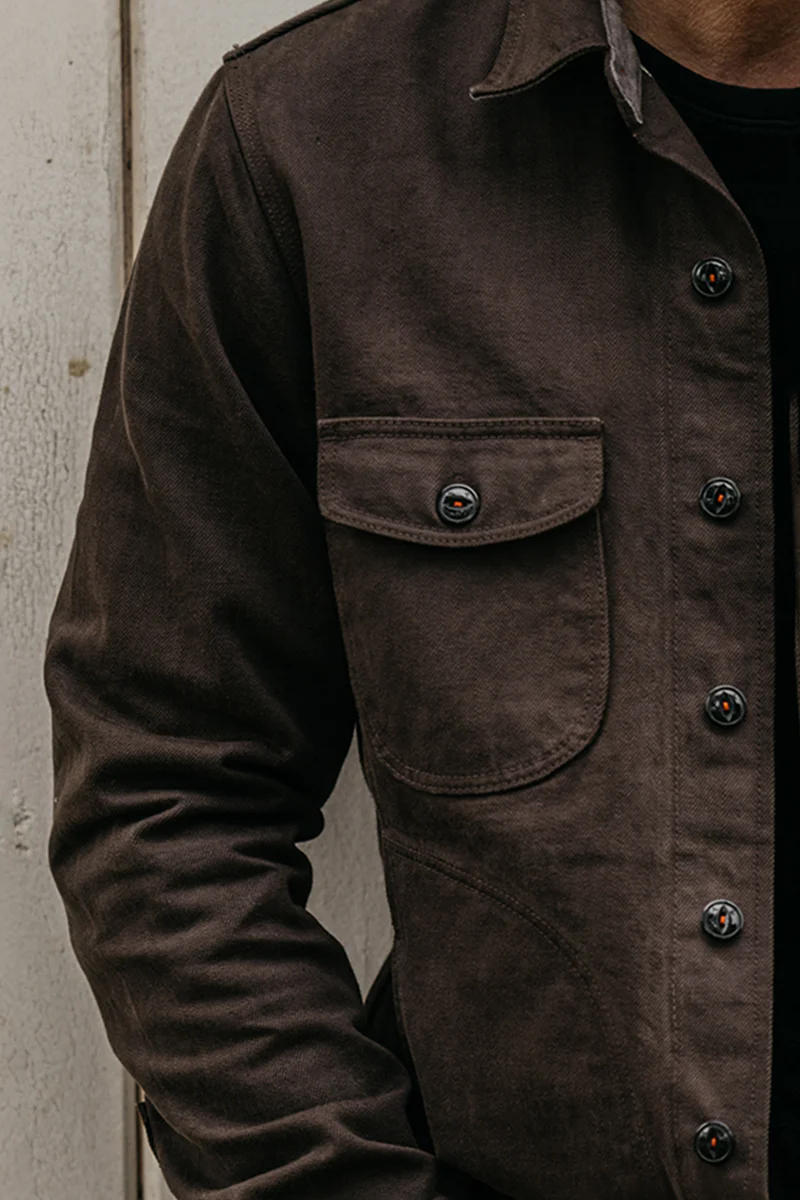 The Anvil Natural Slub - Carob 14oz Selvedge - Image 5