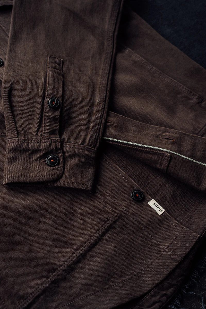 The Anvil Natural Slub - Carob 14oz Selvedge - Image 7