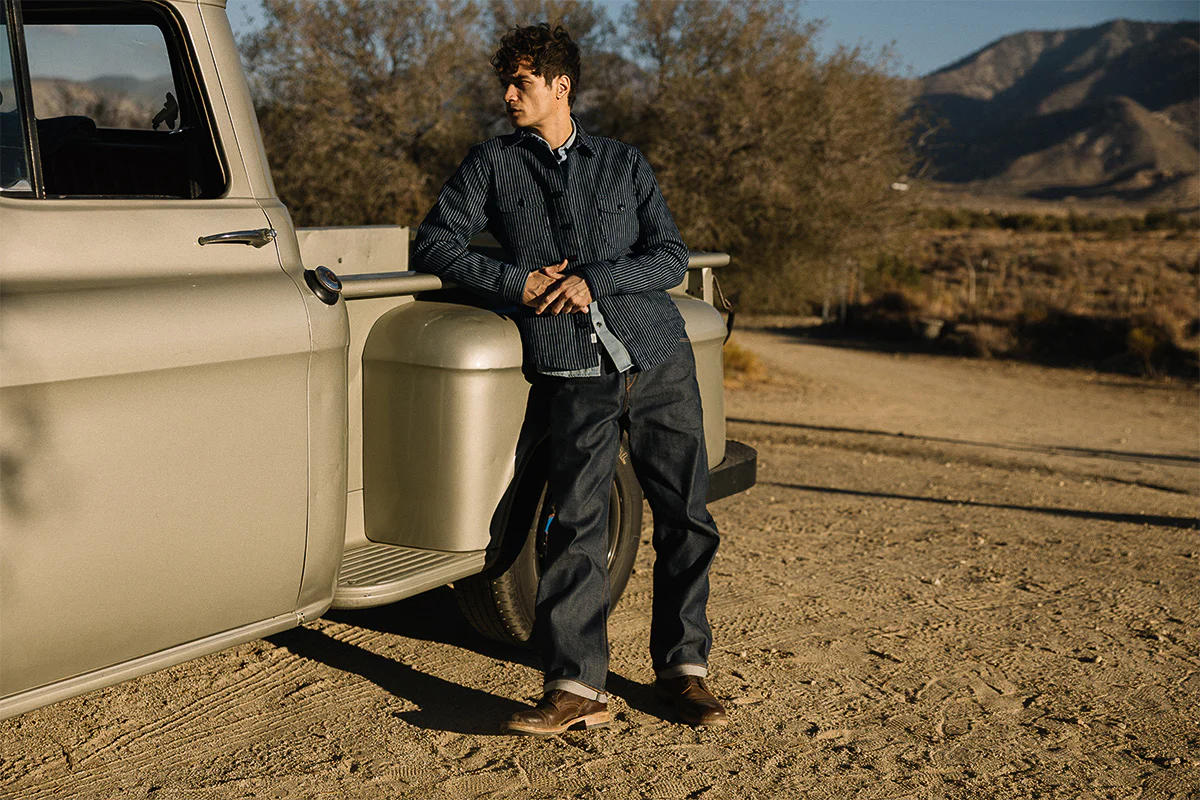 The Anvil Indigo Stripe - Rinse 14oz Selvedge - Image 3
