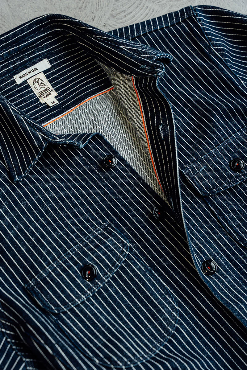 The Anvil Indigo Stripe - Rinse 14oz Selvedge - Image 7