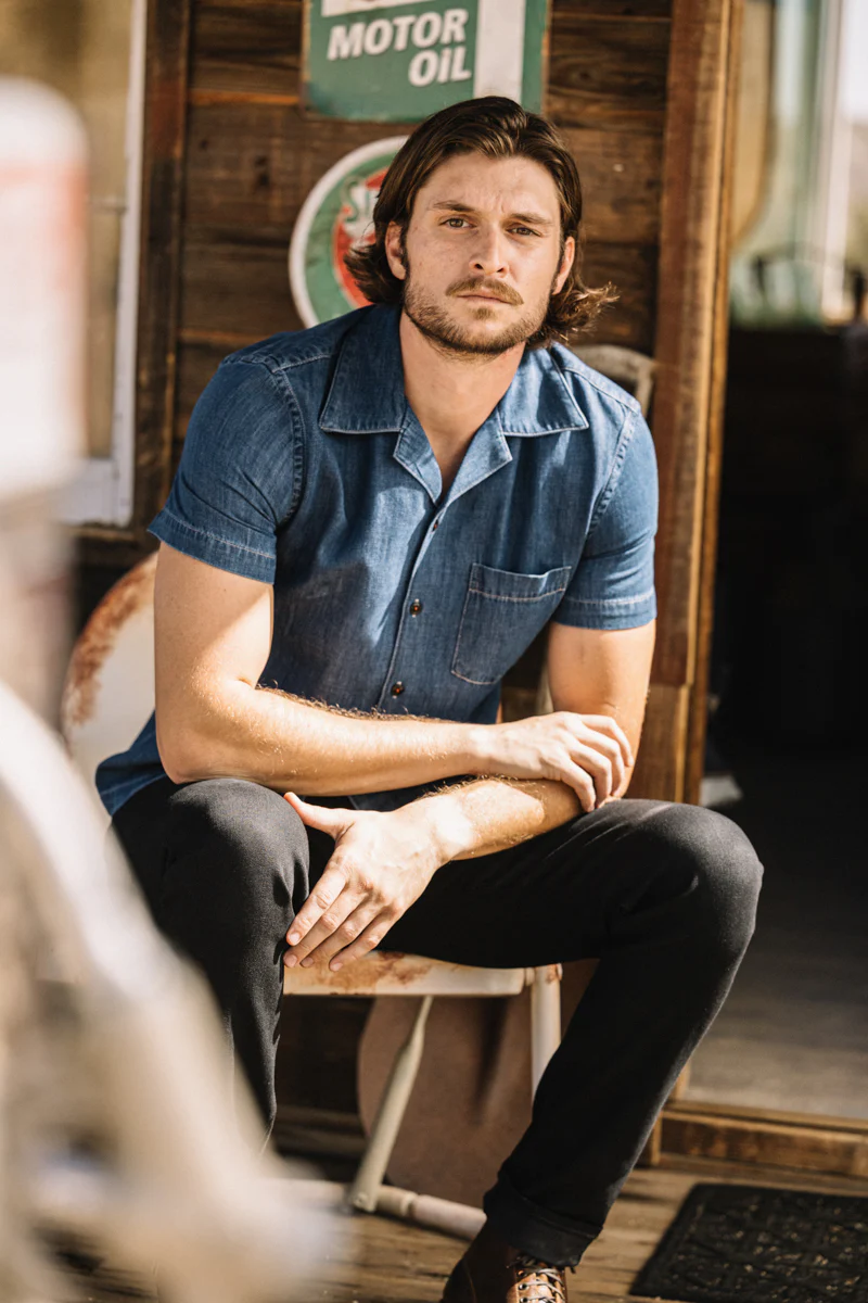 The Wrench 7 oz Denim - Light Indigo - Image 3