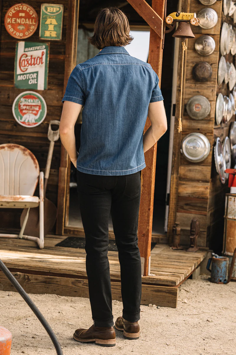 The Wrench 7 oz Denim - Light Indigo - Image 6