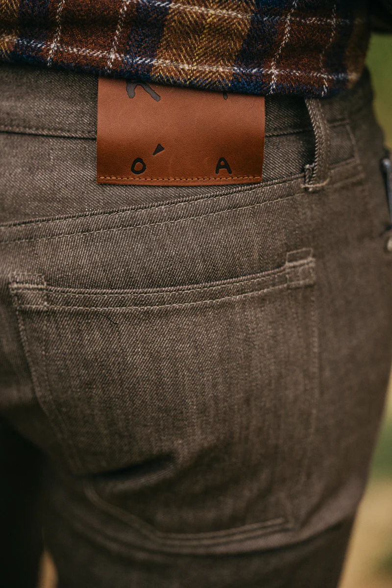 The Pen Slim - Brown Raw 10.5oz Selvedge - Image 5