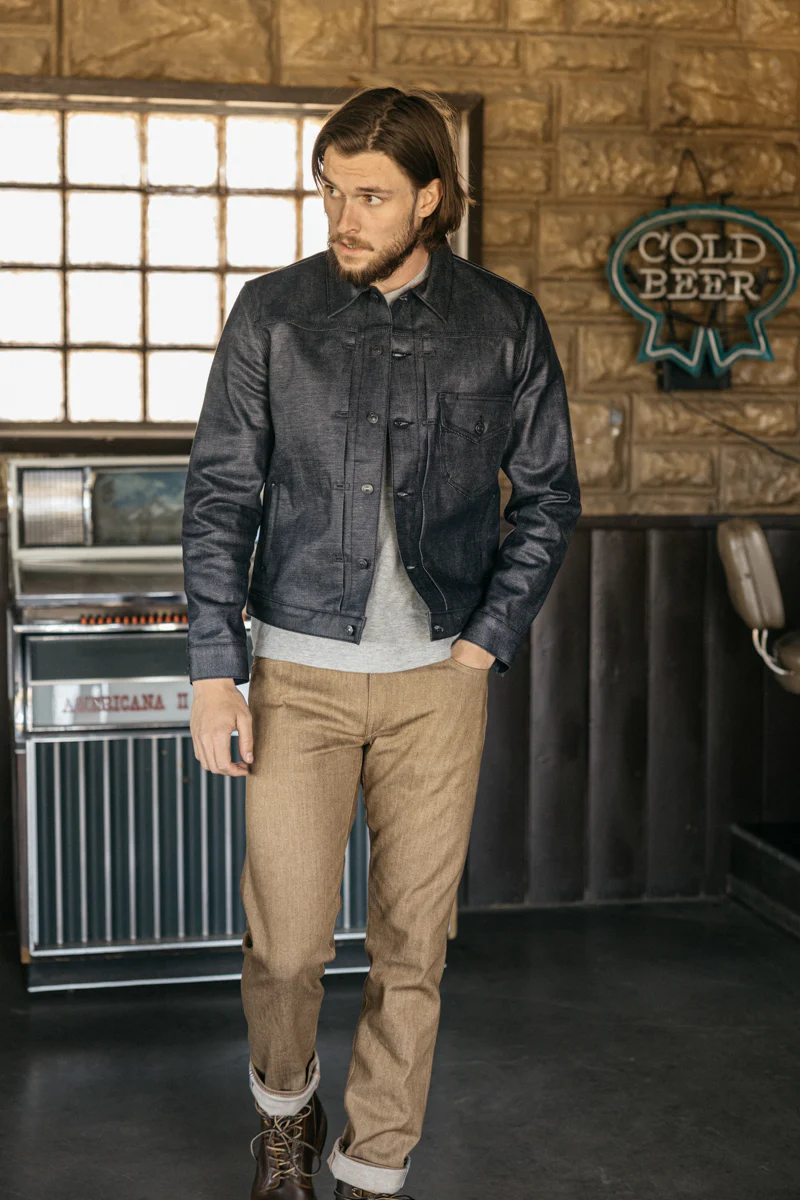 The Pen Slim - Copper Raw 10.5oz Selvedge - Image 2