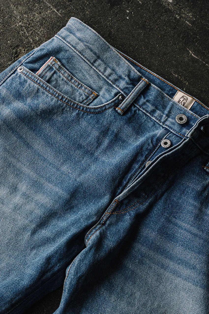 The Hammer Straight Natural Slub Indigo - Bobby 12.5oz Selvedge - Image 2
