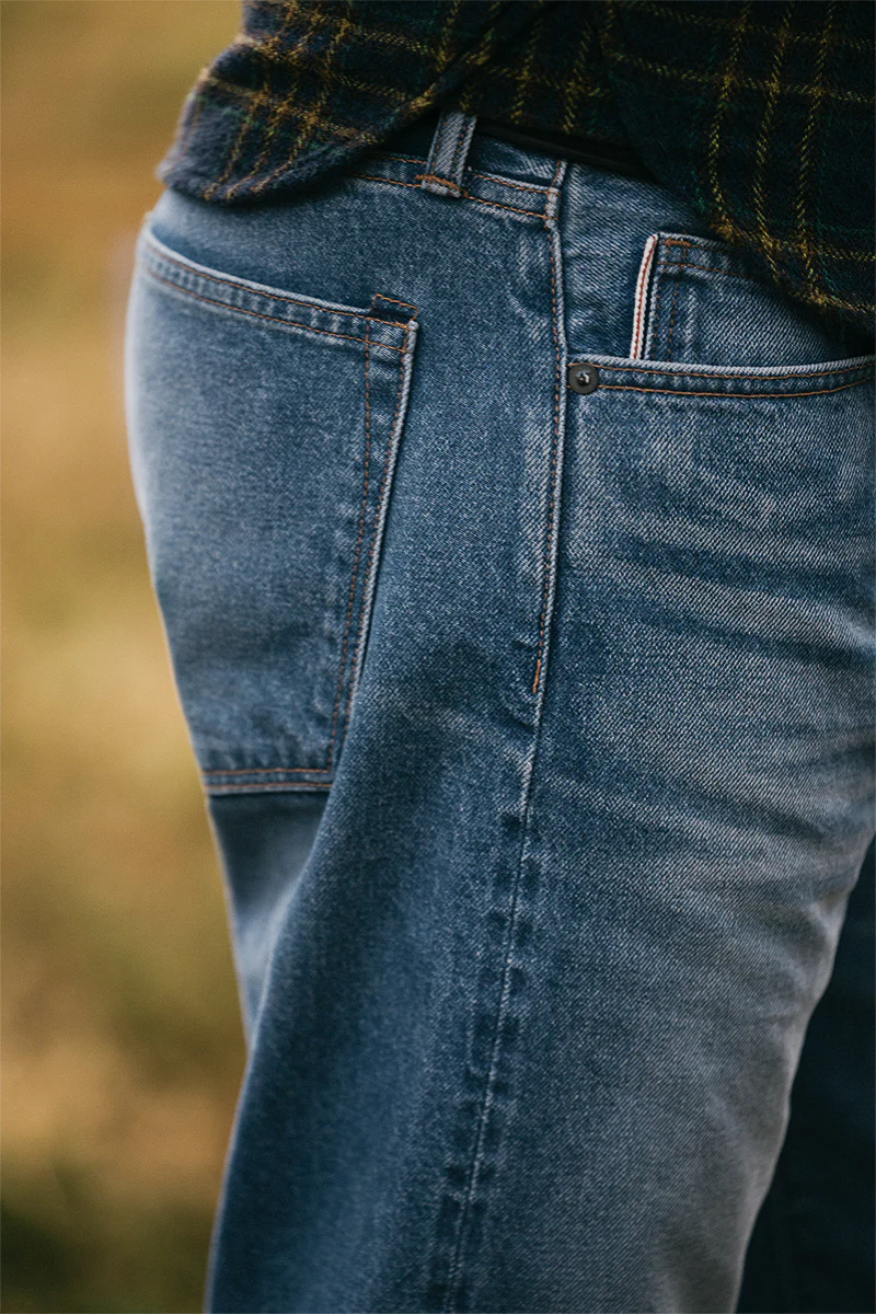 The Hammer Straight Natural Slub Indigo - Bobby 12.5oz Selvedge - Image 6