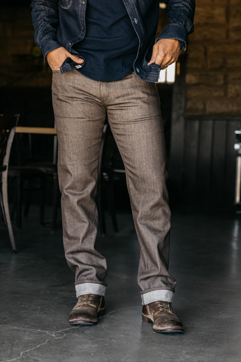 The Hammer Straight - Brown Raw 10.5oz Selvedge - Image 4