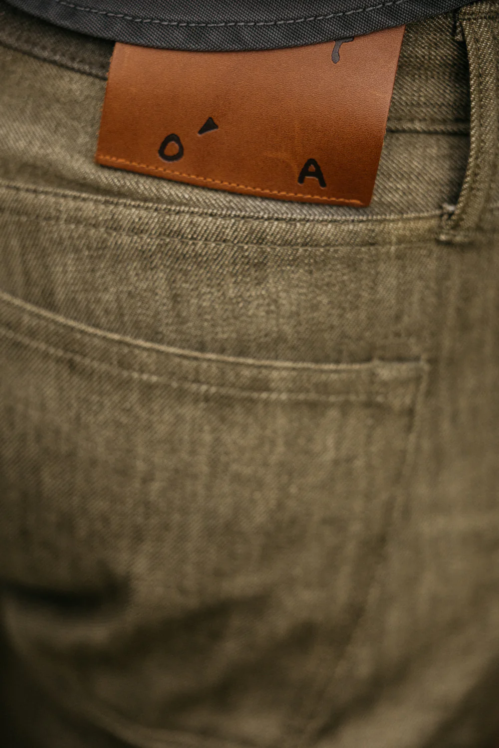 The Hammer Straight - Dark Green Raw 10.5oz Selvedge - Image 4