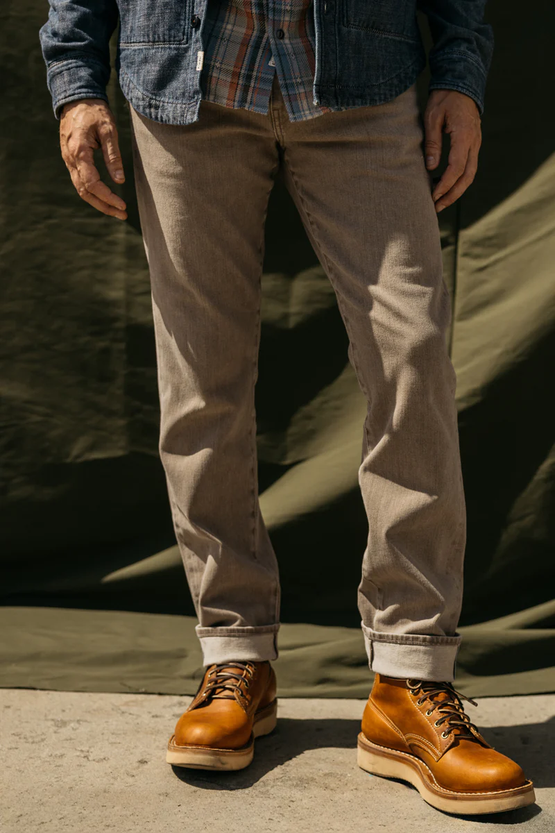The Hammer Straight - Dusty Brown 10.5oz Selvedge