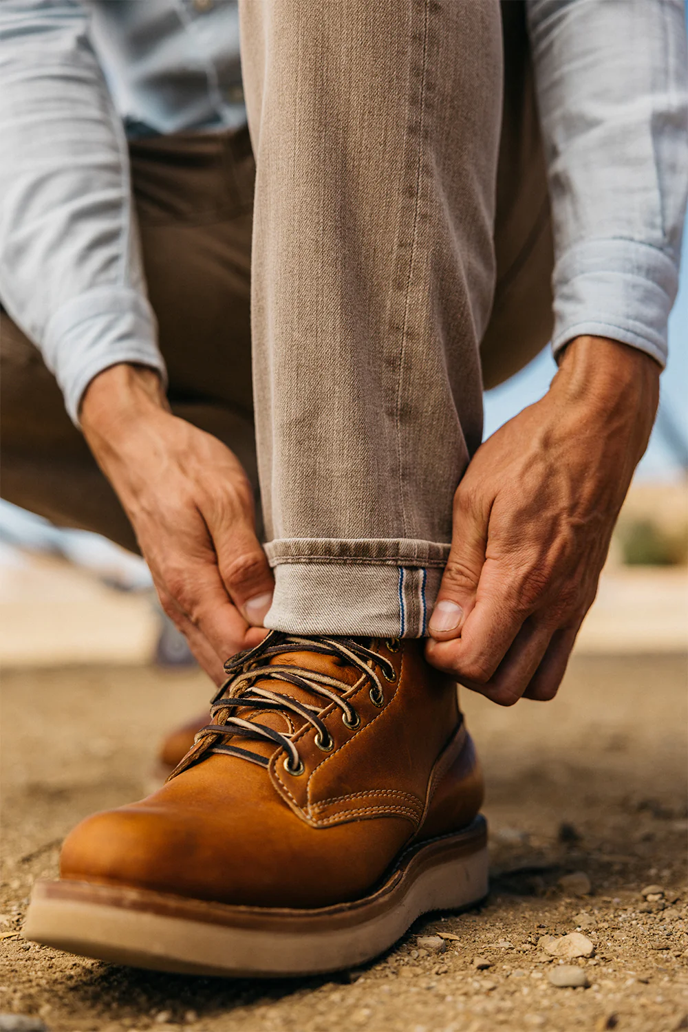 The Hammer Straight - Dusty Brown 10.5oz Selvedge - Image 2
